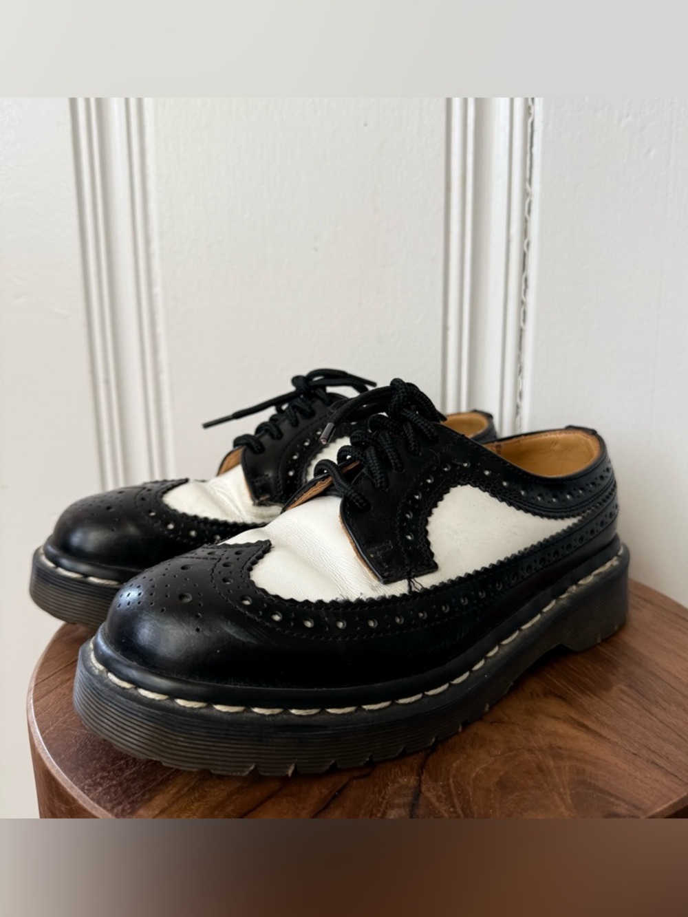 Doc Martens Vintage Wingtip Platform Leather Brogues